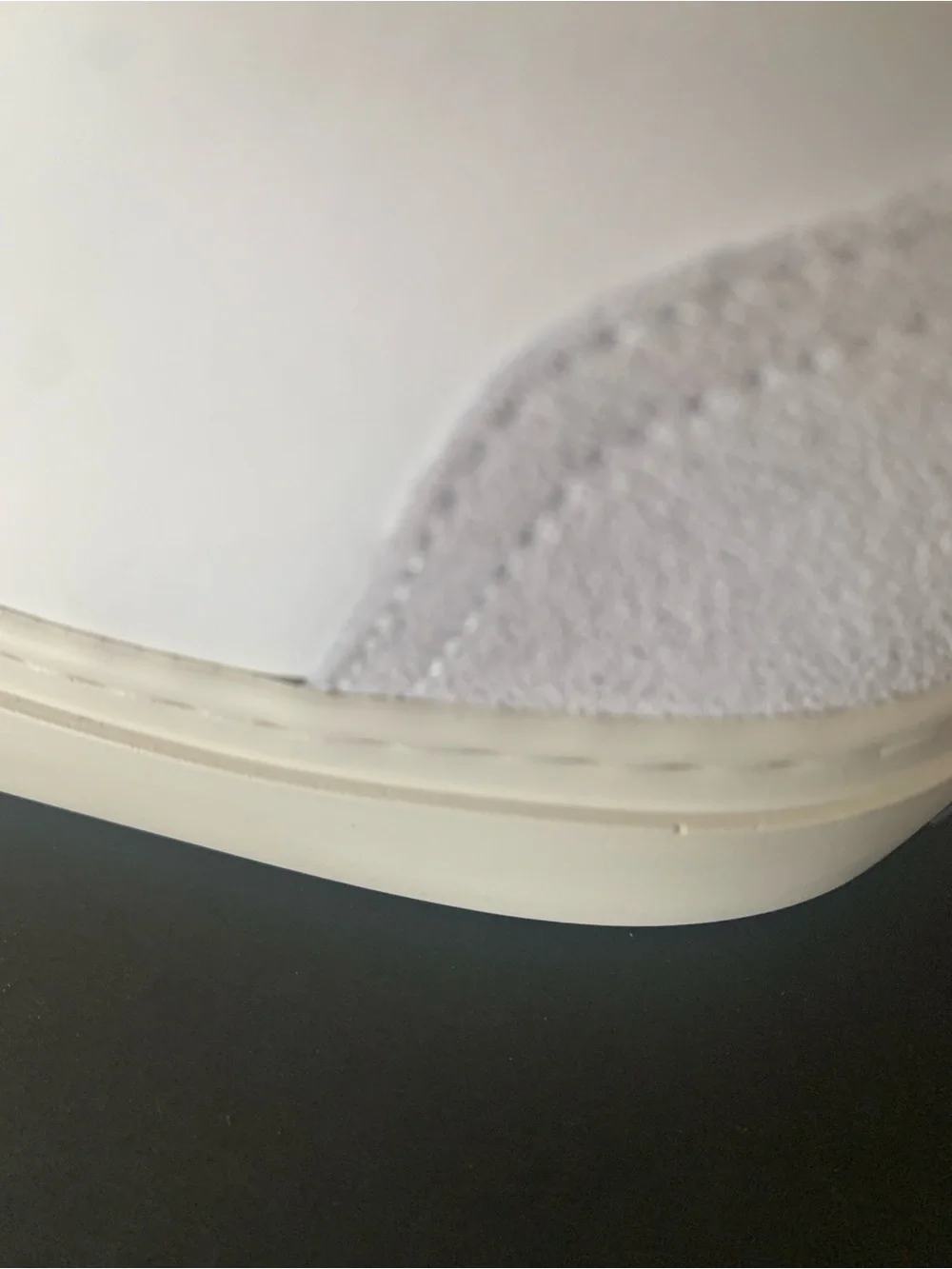 Harry's of London White & Light Gray Leather Sneakers. Never warn